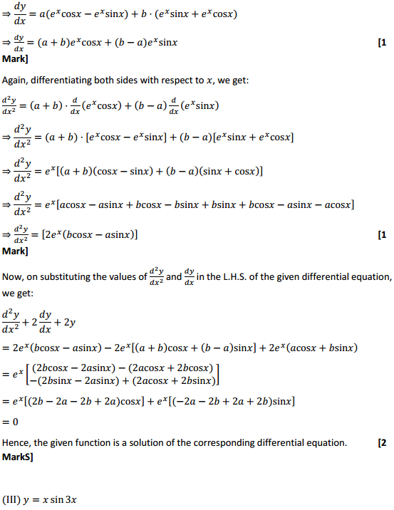 MP Board Class 12th Maths Solutions Chapter 9 Differential Equations Miscellaneous Exercise 6