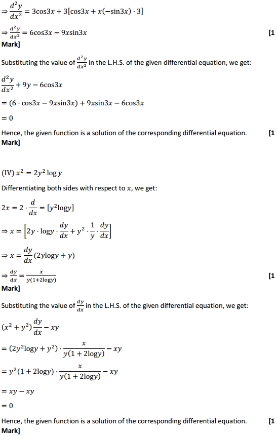 MP Board Class 12th Maths Solutions Chapter 9 Differential Equations Miscellaneous Exercise 8
